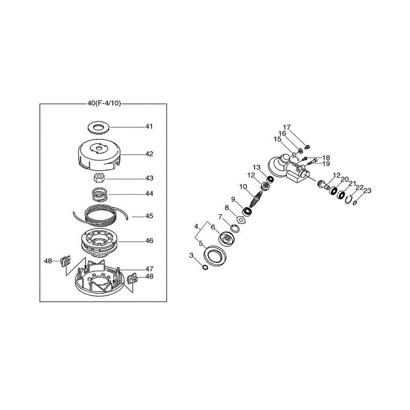 Echo SRM-2015S (SRM-2015S) Parts Diagram, Page 9