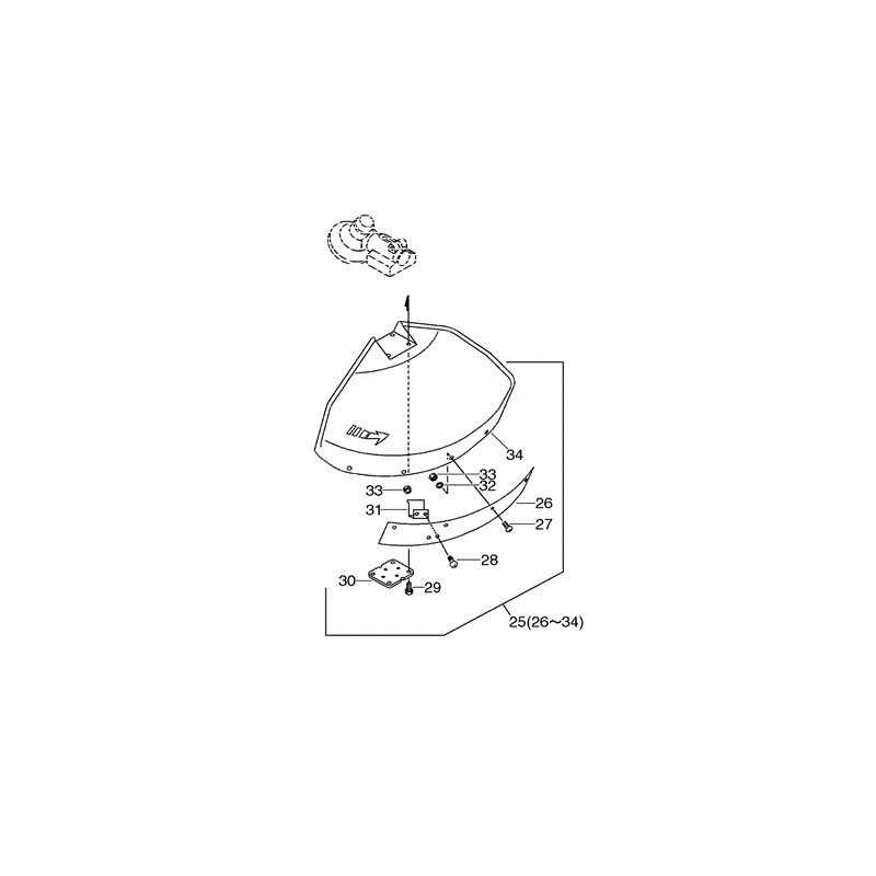 Echo SRM-2305 (SRM-2305) Parts Diagram, Page 7