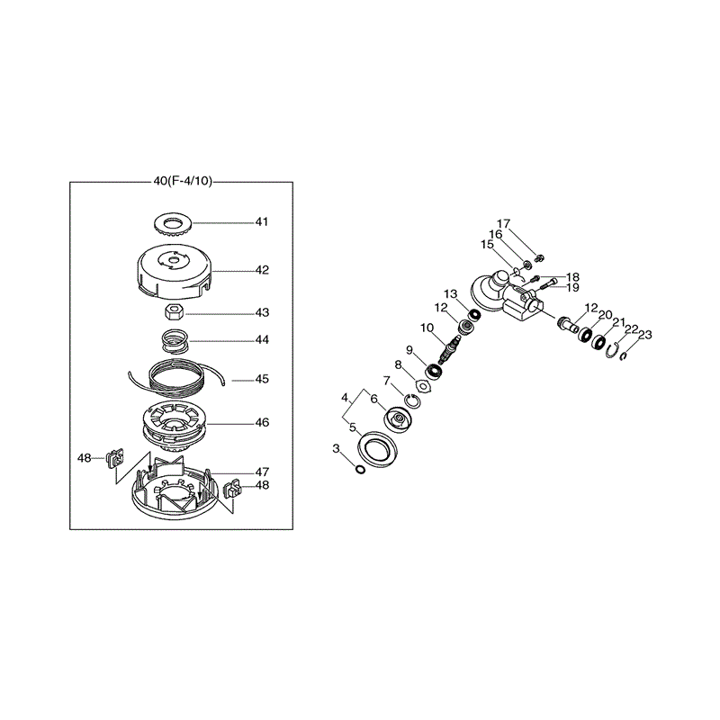 Echo SRM-2455 (SRM-2455) Parts Diagram, Page 10