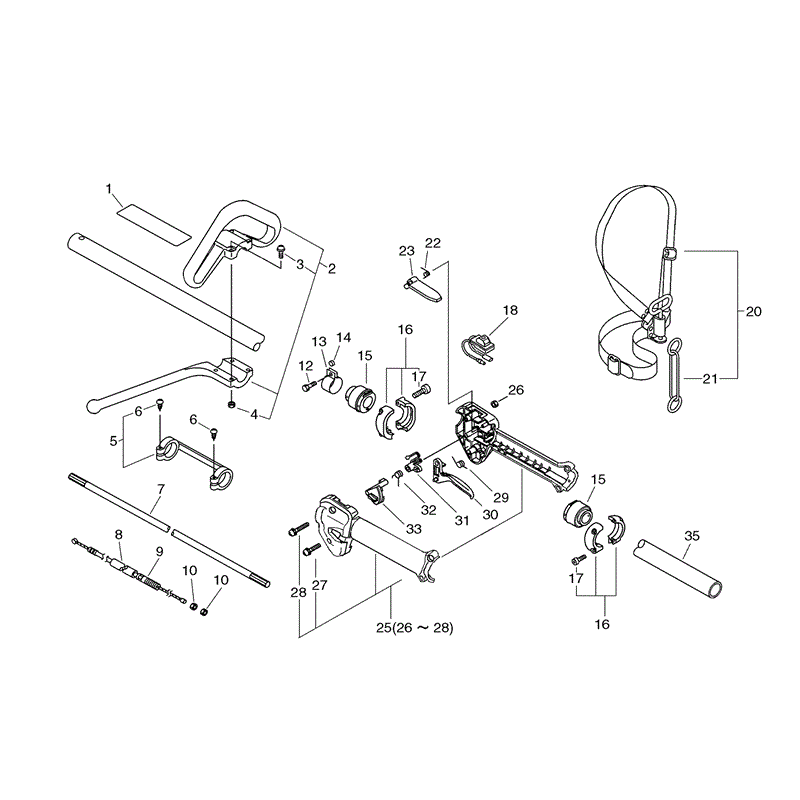 Echo SRM-250 (SRM-250) Parts Diagram, Page 8