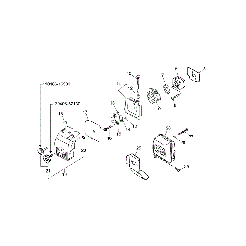Echo SRM-2600 (SRM-2600) Parts Diagram, Page 3