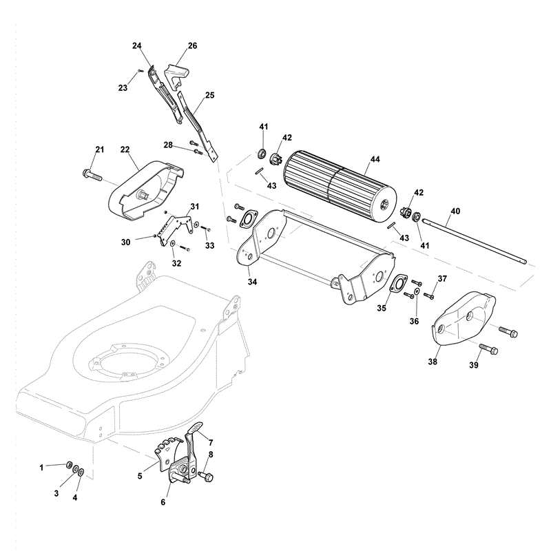 Mountfield S461R-PD-ES (2012) Parts Diagram, Page 6