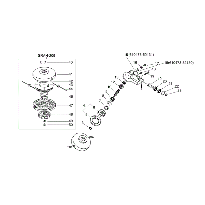Echo SRM-2605 (SRM-2605) Parts Diagram, Page 10