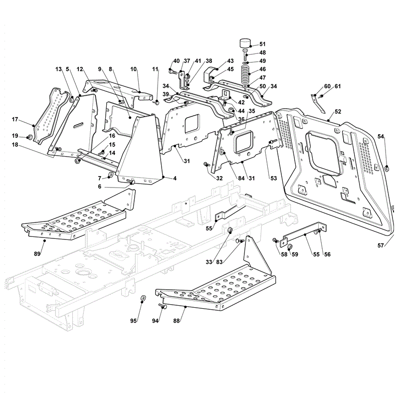 Mountfield T35M (Series 7500-WM14 OHV) (2011) Parts Diagram, Page 1