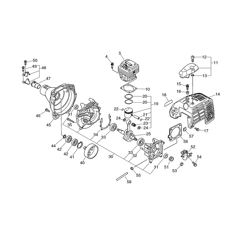 Echo SRM-315SL (SRM-315SL) Parts Diagram, Page 1
