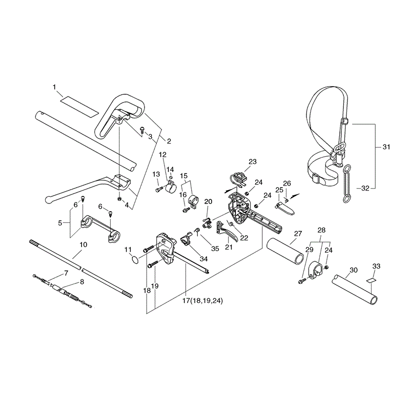 Echo SRM-315SL (SRM-315SL) Parts Diagram, Page 7
