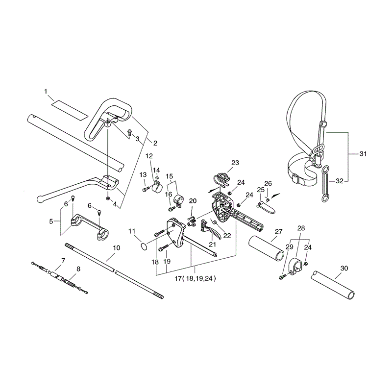 Echo SRM-345SL (SRM-345SL) Parts Diagram, Page 10