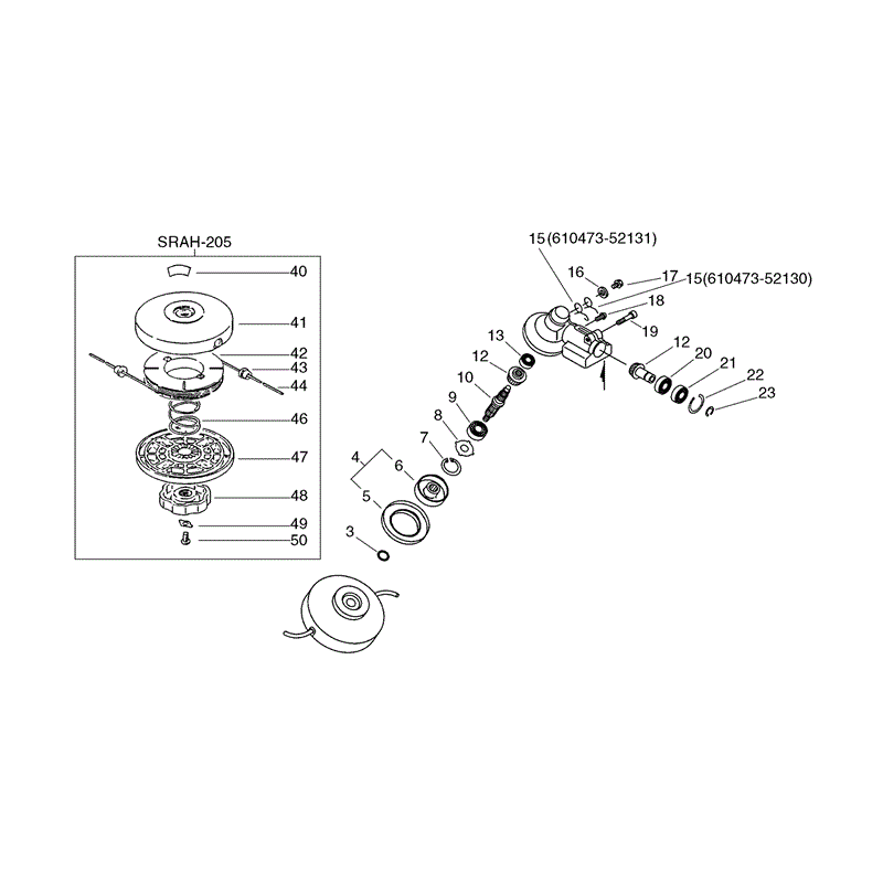 Echo SRM-345SL (SRM-345SL) Parts Diagram, Page 11