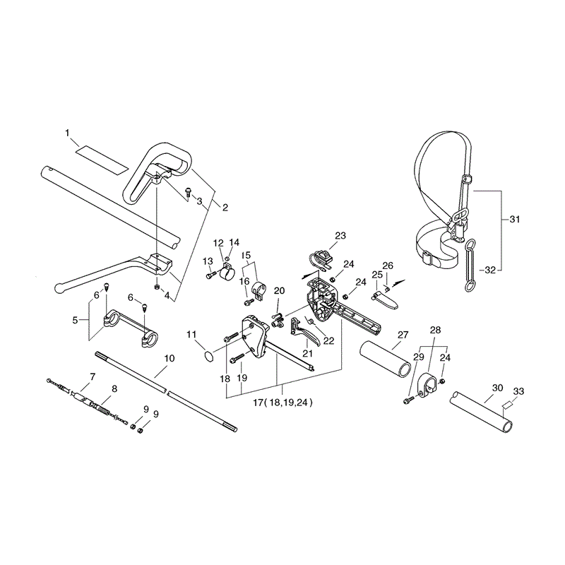 Echo SRM-3805 (SRM-3805) Parts Diagram, Page 10