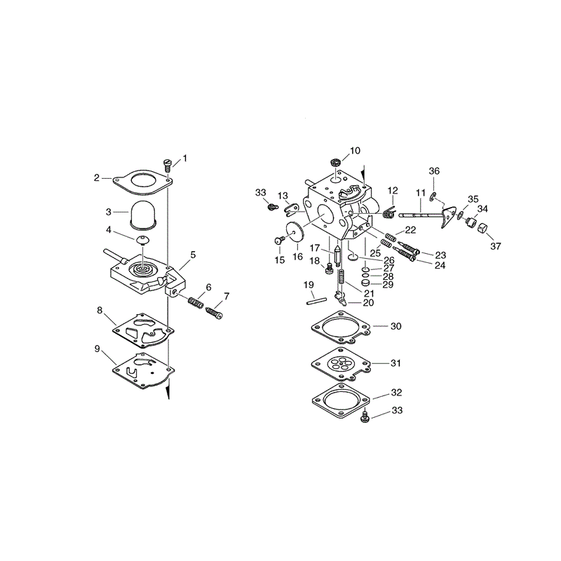 Echo SRM-3805 (SRM-3805) Parts Diagram, Page 12