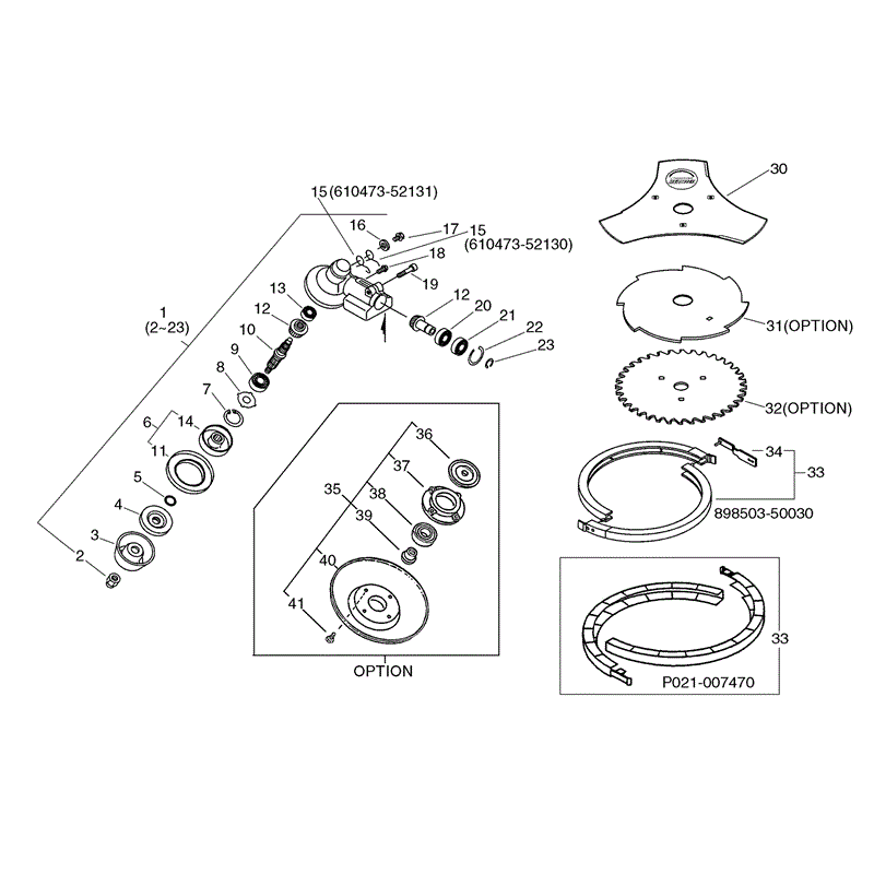 Echo SRM-3805 (SRM-3805) Parts Diagram, Page 9
