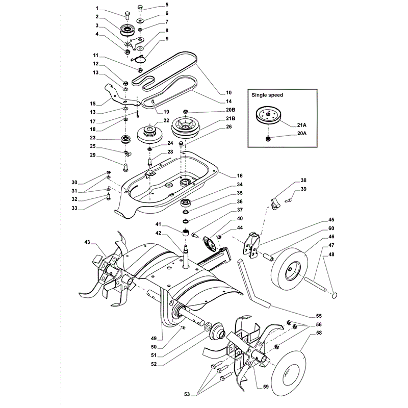 Mountfield Manor 50RB (2010) Parts Diagram, Page 2