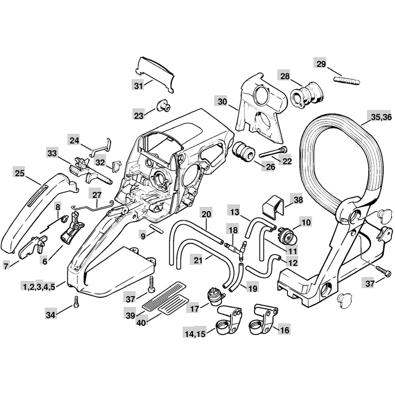 29 Stihl Ms290 Chainsaw Parts Diagram