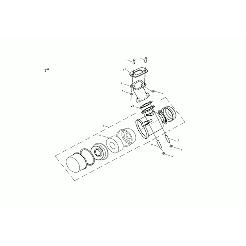 Bertolini 215 (2019) (K7000 HD) (215 (2019) (K7000 HD)) Parts Diagram, Air filter