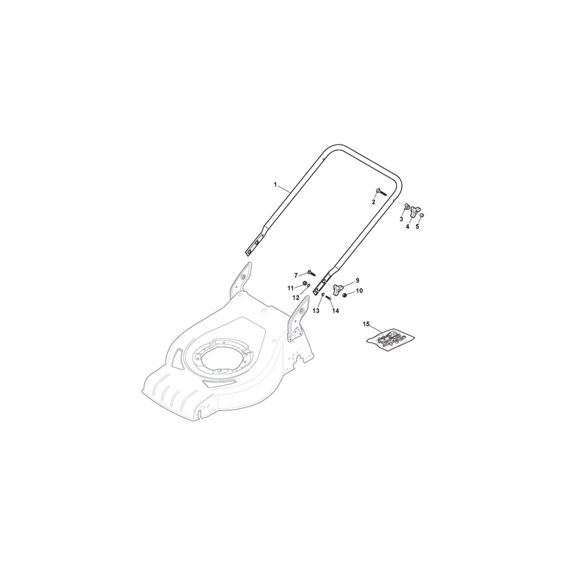 ATCO (New From 2012) QUATTRO 16  (2012) (2012) Parts Diagram, Handle, Lower Part
