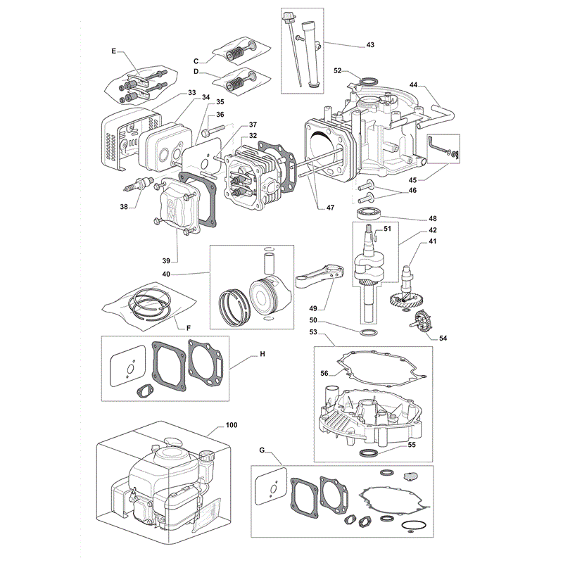 Mountfield R25V (Series 5500 OHV-196cc) (2011) Parts Diagram, Page 16