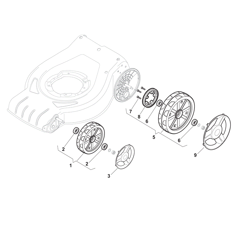 Mountfield SP533 (RM55 160cc OHV) (2012) Parts Diagram, Page 8