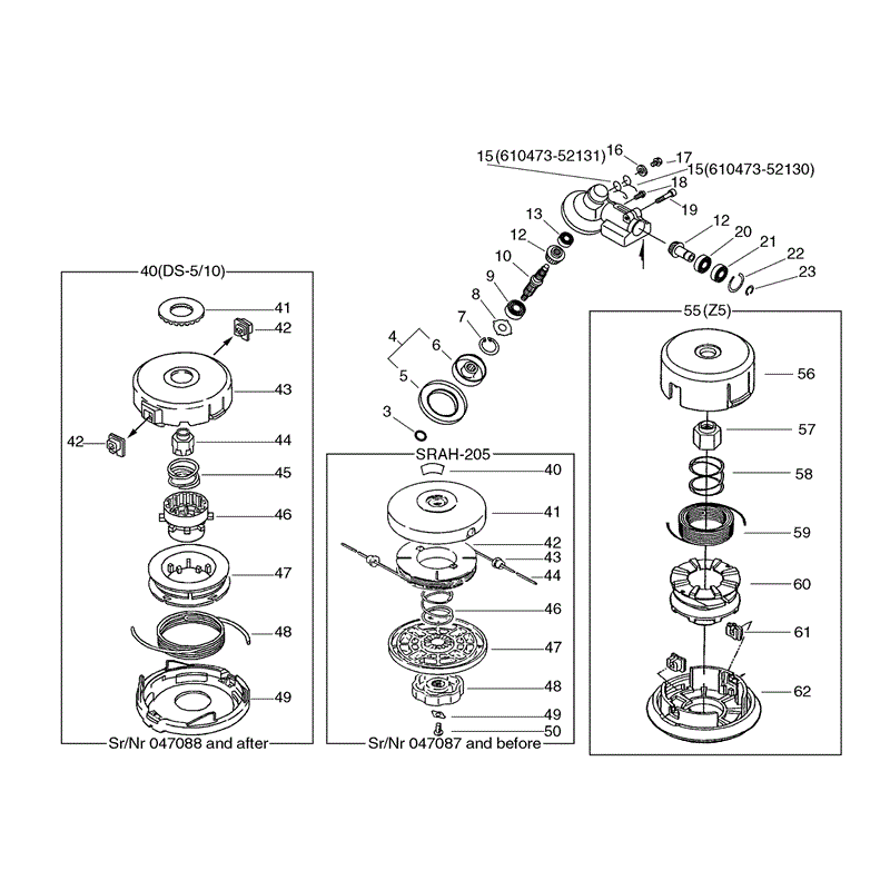 Echo SRM-4605 (SRM-4605) Parts Diagram, Page 11