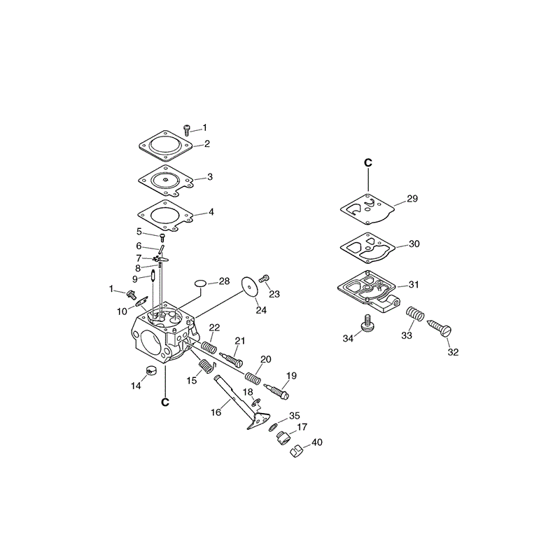Echo SRM-4605 (SRM-4605) Parts Diagram, Page 12