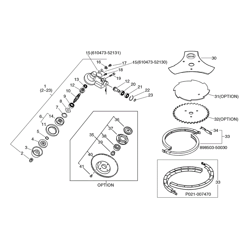 Echo SRM-4605 (SRM-4605) Parts Diagram, Page 9