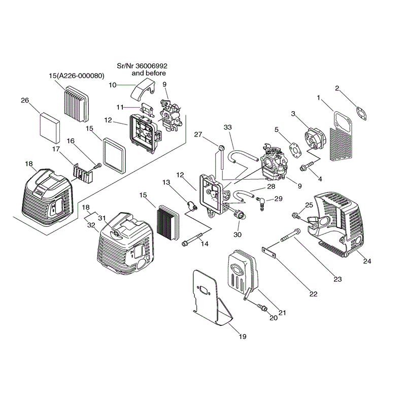 Echo SRM-5000 (SRM-5000) Parts Diagram, Page 4