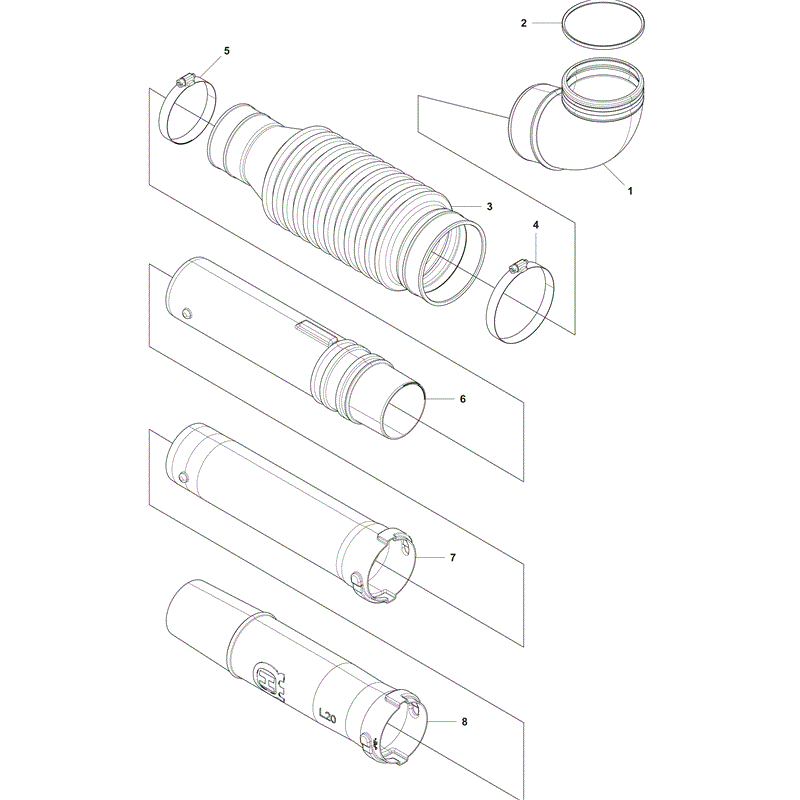 Husqvarna  350BT (2009) Parts Diagram, Page 1