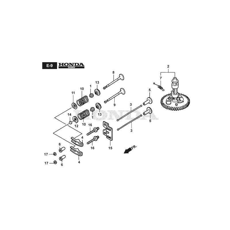 Mountfield 3000SH Lawn Tractor (2T2000383-M12 [2012-2015]) Parts Diagram, Camshaft