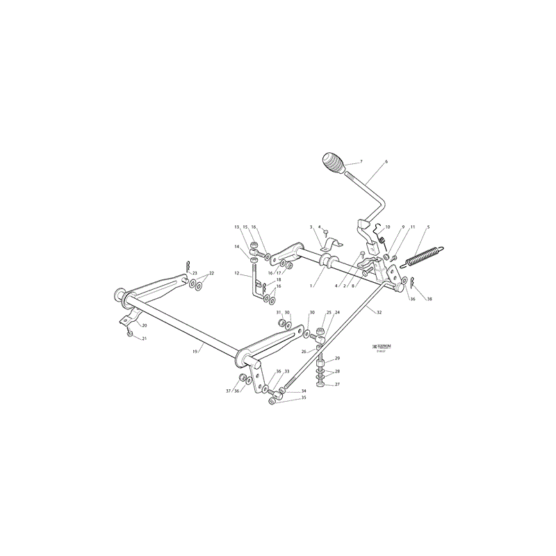 Castel / Twincut / Lawnking EL63M Rider (EL63 M Ride On Mower) Parts Diagram, Page 7