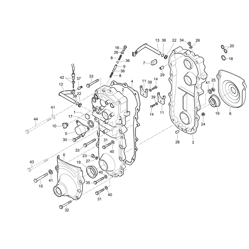 Bertolini 262 (Up To 2009) (262 (Fino-Until 2009)) Parts Diagram, change gear box