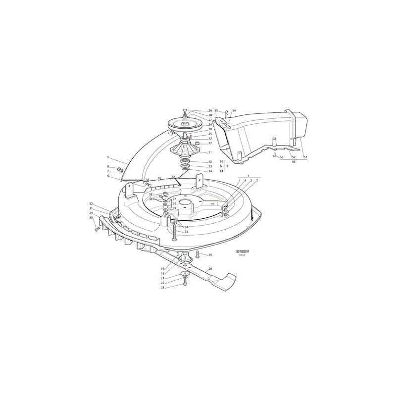 Castel / Twincut / Lawnking F72HYDRO (F72 Hydro Ride On Mower) Parts Diagram, Page 10