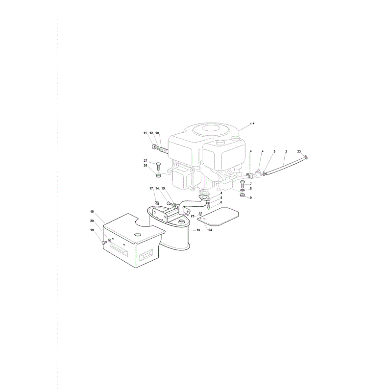 Castel / Twincut / Lawnking J98SHYDRO (J98 S Hydro Lawn Tractor) Parts Diagram, Page 6