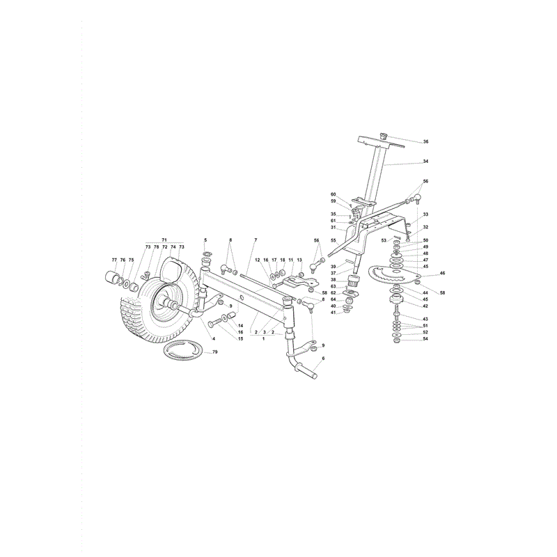 Castel / Twincut / Lawnking J98S (J98 S Lawn Tractor) Parts Diagram, Page 3