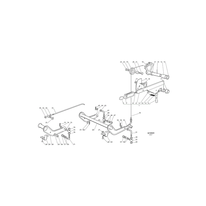 Castel / Twincut / Lawnking JB92HYDRO (JB92 Hydro Lawn Tractor) Parts Diagram, Page 10