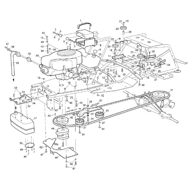 Hayter RS17/102H (17/40) (149E290000001 onwards) Parts Diagram, Engine