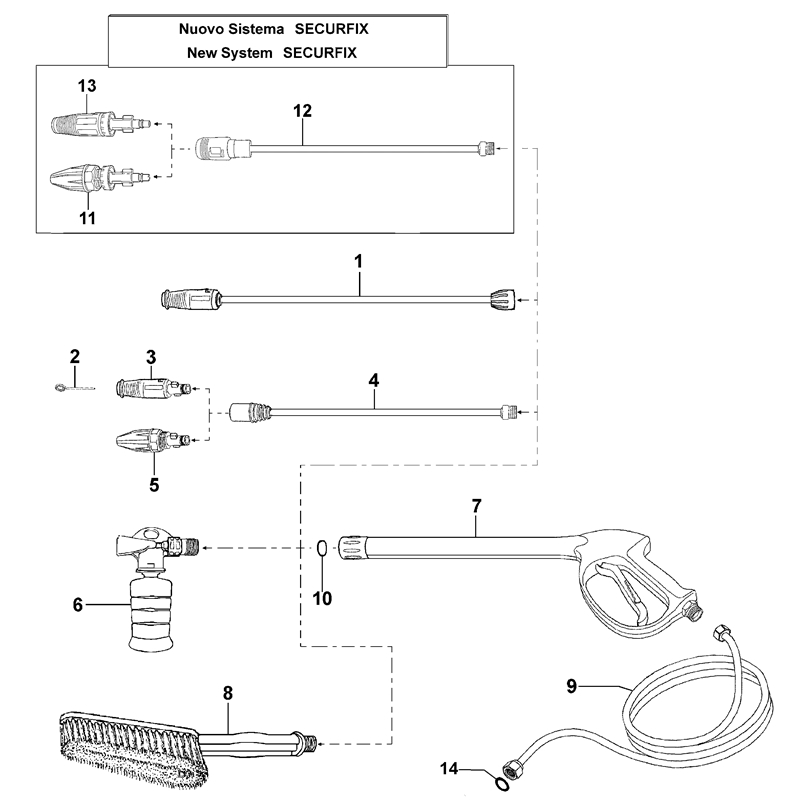 Oleo-Mac PW 135 C (PW 135 C) Parts Diagram, Accessories