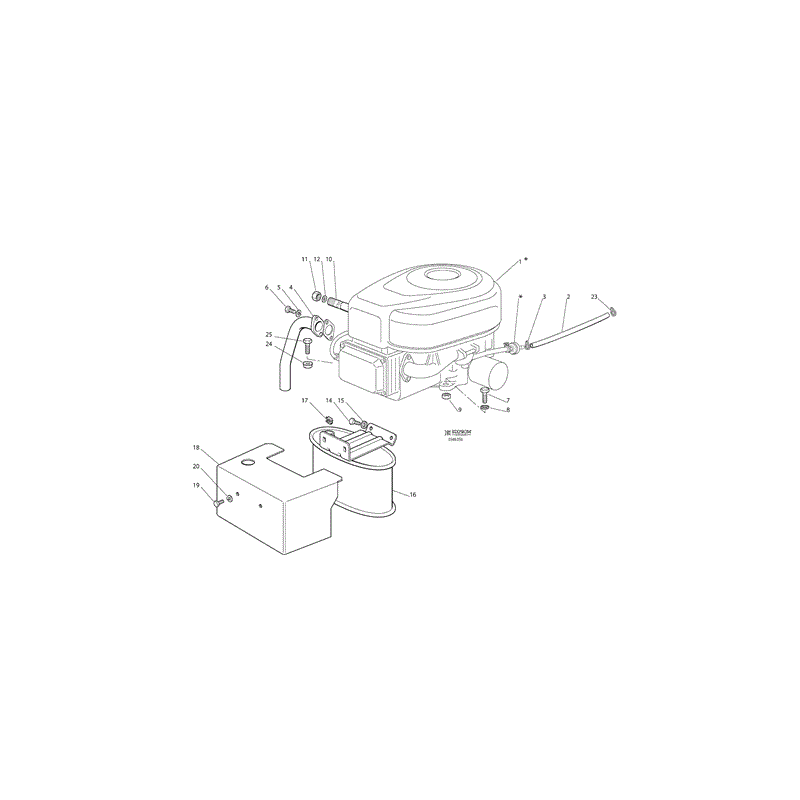 Castel / Twincut / Lawnking JR92 (JR92 Lawn Tractor) Parts Diagram, Page 7