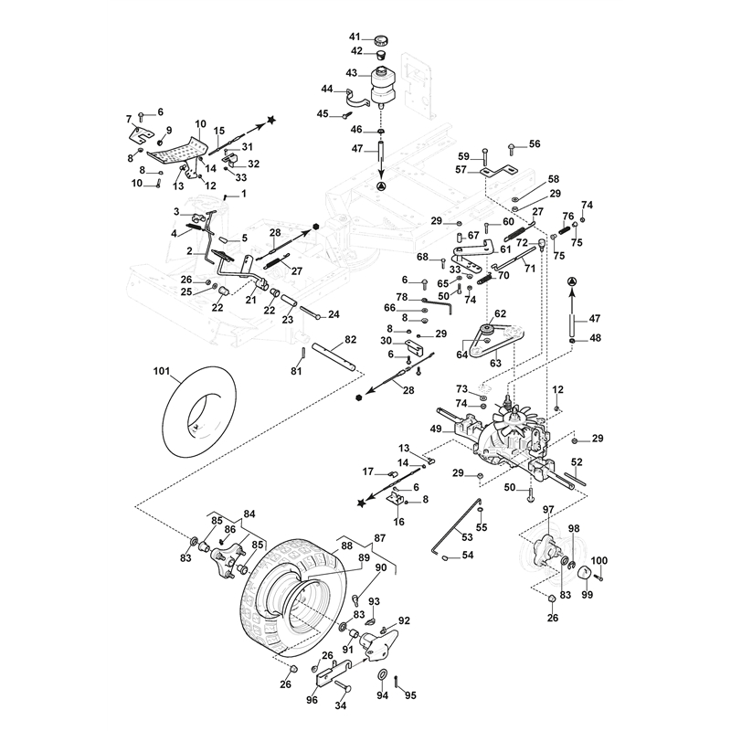 Stiga Park 320 (2F6120511-S16 [2016-2019]) Parts Diagram, Transmission_0