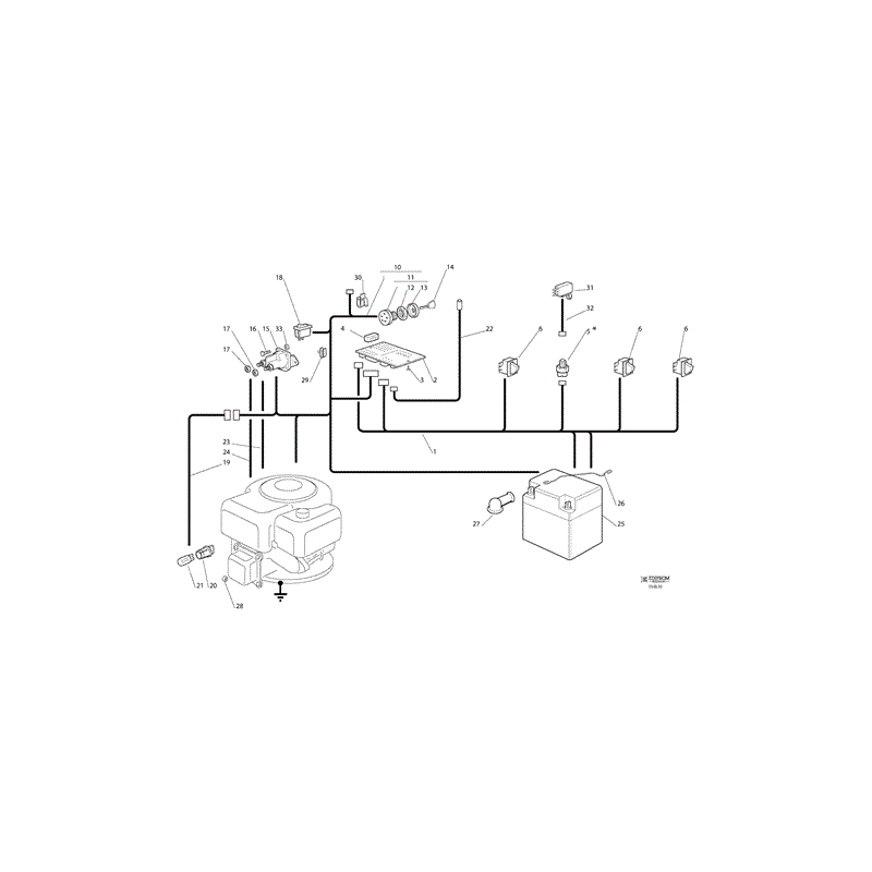 Castel / Twincut / Lawnking JR98S (JR98 S Lawn Tractor) Parts Diagram, Page 12