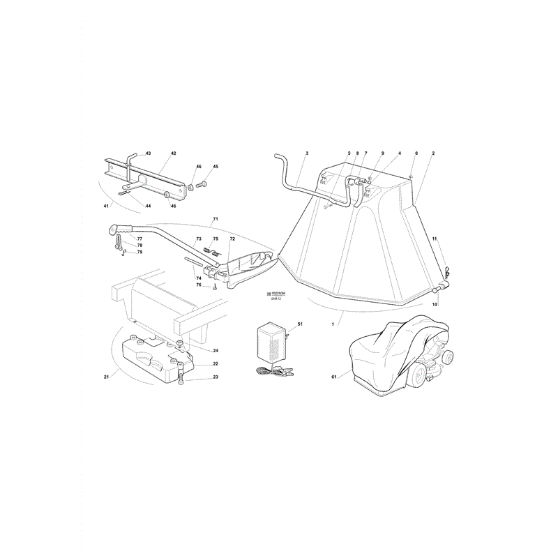 Castel / Twincut / Lawnking JT92HYDRO (JT92 Hydro Lawn Tractor) Parts Diagram, Page 18