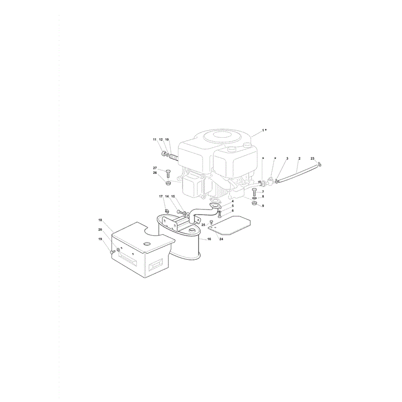 Castel / Twincut / Lawnking JT92HYDRO (JT92 Hydro Lawn Tractor) Parts Diagram, Page 6