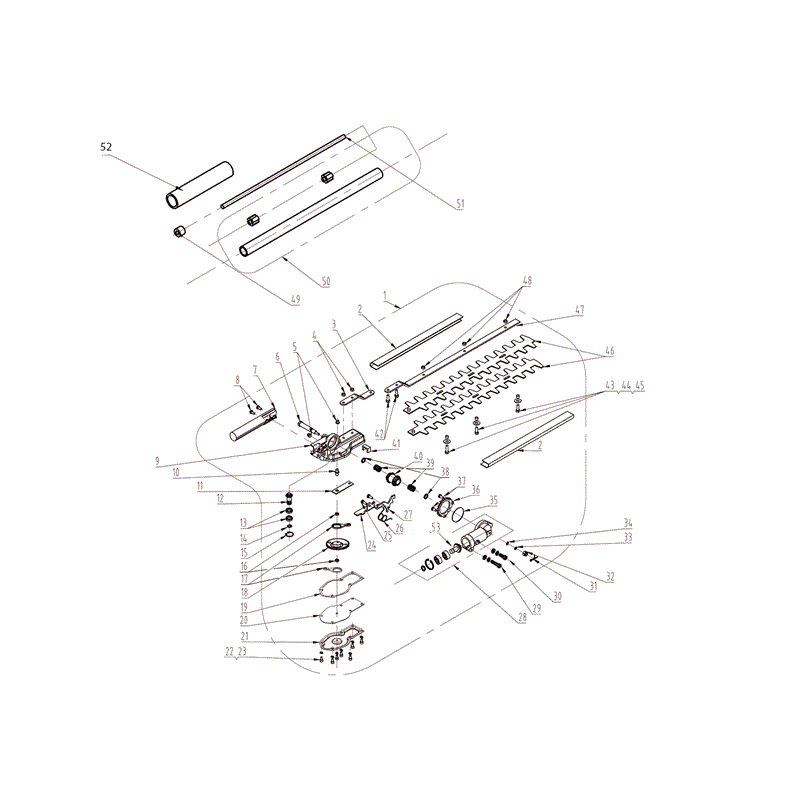 Mitox 26MT-SP (26MT-SP) Parts Diagram, Hedge Trimmer