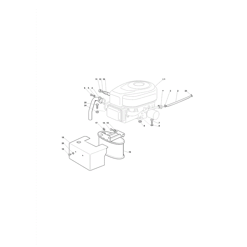 Castel / Twincut / Lawnking JX92HYDRO (JX92 Hydro Lawn Tractor) Parts Diagram, Page 7