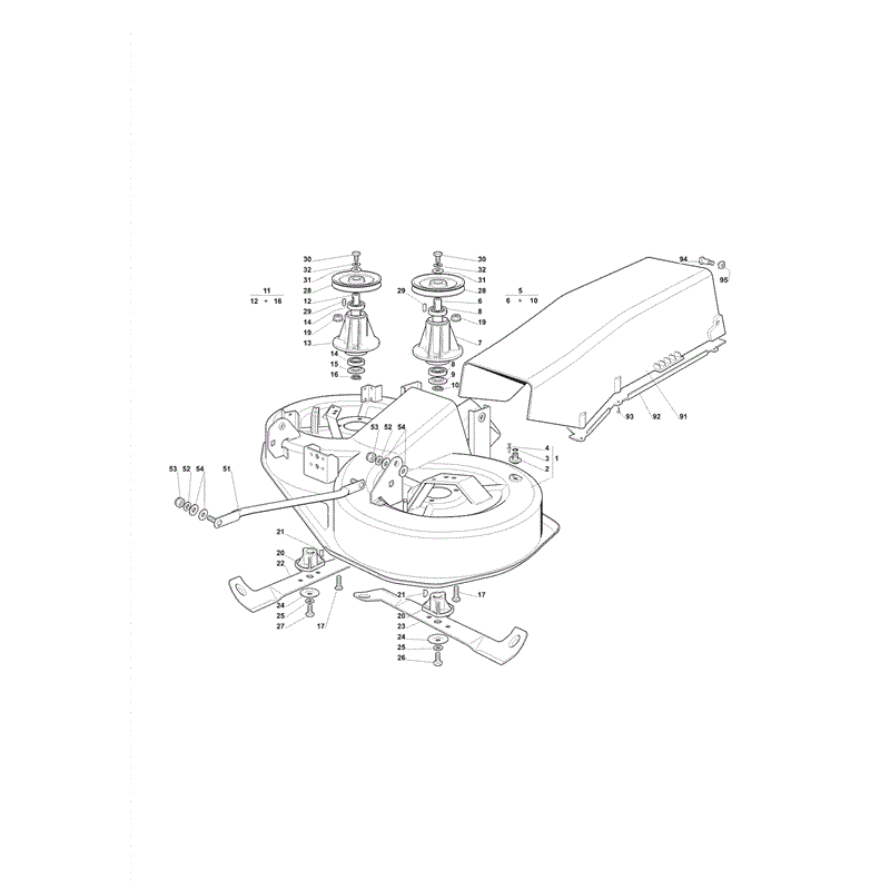 Castel / Twincut / Lawnking JX92 (JX92 Lawn Tractor) Parts Diagram, Page 12