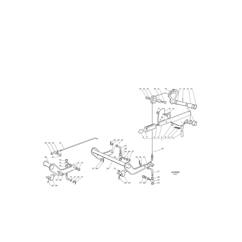 Castel / Twincut / Lawnking JX98SHYDRO (JX98 S Hydro Lawn Tractor) Parts Diagram, Page 9