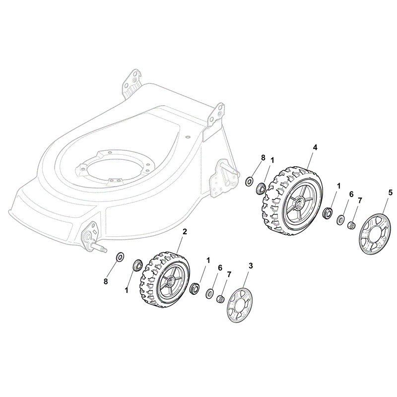 Mountfield M462HP (2012) Parts Diagram, Page 5