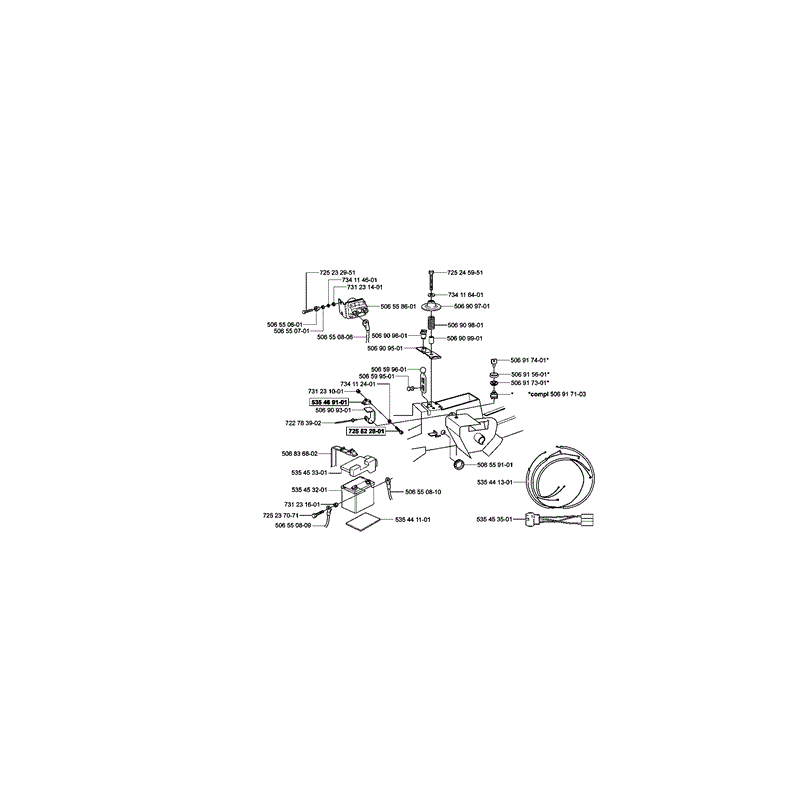 Husqvarna  Rider 155 (2005) Parts Diagram, Page 13