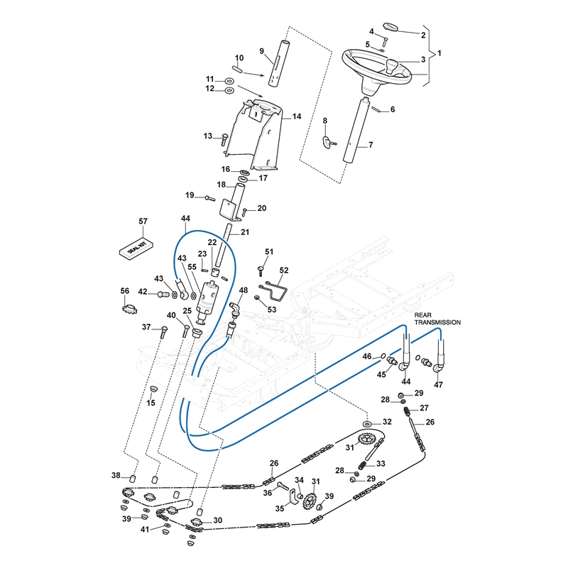 Stiga PARK 720 PW (2F6220621-S16 [2016-2020]) Parts Diagram, Steering_0