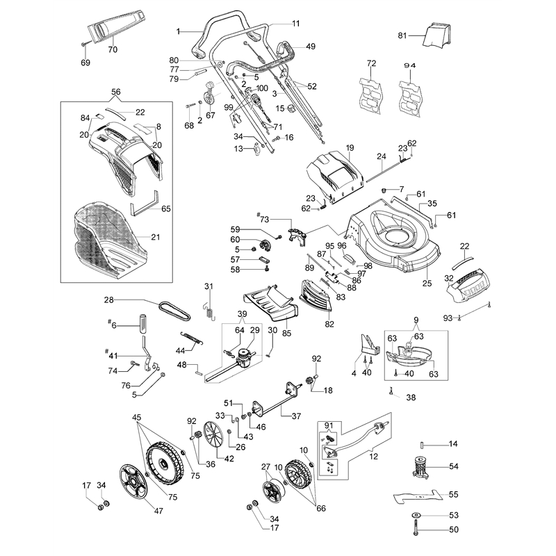 Oleo-Mac G 48 TKE ALLROAD PLUS 4 (K655LI) EURO 5 (G 48 TKE ALLROAD PLUS 4 (K655LI) EURO 5) Parts Diagram, Illustrated parts list
