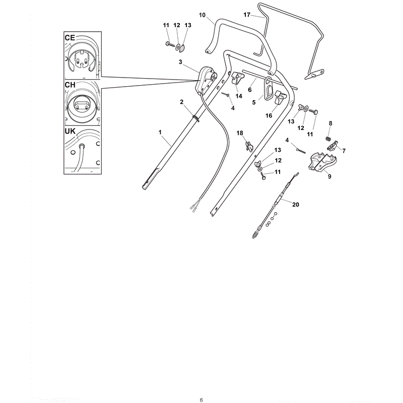 Mountfield EL4800PD-BW (2012) Parts Diagram, Page 3