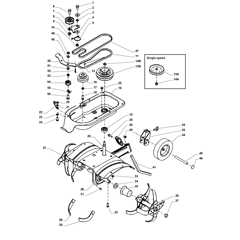 Mountfield Manor 40G (2009) Parts Diagram, Page 2